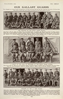 Regimental Gallery: Our Gallant Guards featured in The Tatler, December 1914