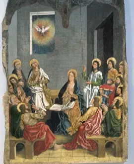 Fernando Prints: GALLEGO, Fernando (1440-1507). Pentecost. 1460s