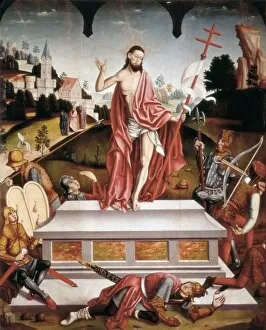 Altar Piece Gallery: GALLEGO, Fernando (1440-1507). The Resurrection