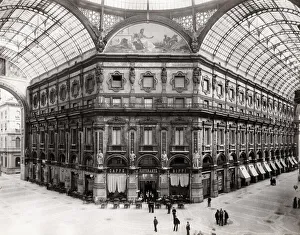 Emanuele Prints: Galleria Vittorio Emanuele ii, Milan, IKtaly