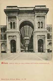 Emanuele Prints: Galleria Vittorio Emanuele - Milan, Italy