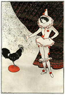 Images Dated 12th September 2016: Gallic cock crow for the Paris exhibtion by Gilbert James