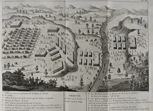Belgians Prints: Gallic Wars (58 BC-50 BC). Battle of the Sambre (July 57 BC)