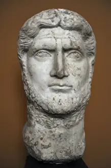 Colossal Prints: Gallienus (c. 218-268). Roman Emperor. Bust. Carlsberg Glypt