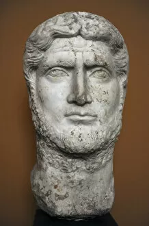 Colossal Collection: Gallienus (c. 218-268). Roman Emperor. Bust. Carlsberg Glypt