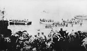 Gallipoli landing WWI
