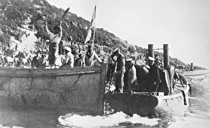 Gallipoli landing WWI