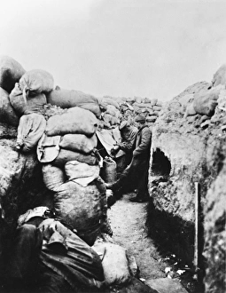 Gallipoli trench WWI
