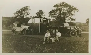 Galloway and Standard 10 Vintage Cars and Caravan