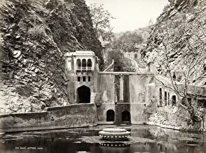 Galtaji, bathing pool, Jaipur, India