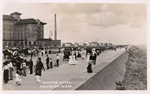 Galveston Prints: Galvez Hotel, Galveston, Texas, USA