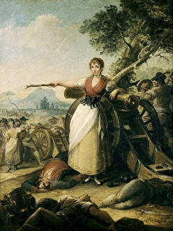 Agustina Gallery: GALVEZ, Juan (1774-1848). Agustina of Aragon