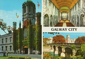 John Hinde Gallery: Galway City, Multi-View (castle), Republic of Ireland