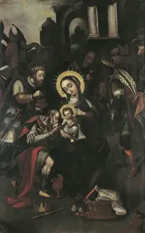 Christians Prints: GAMARRA, Gregorio (17th century). Epiphany Cuzco