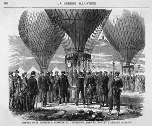 Gambetta Prints: Gambetta in Balloon