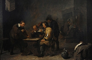 1640 Gallery: The Gamblers, c. 1640, by David Teniers the Younger (1610-16