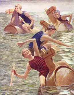 Game / Barrel-Boating 1911