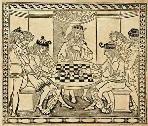 Jacobus Prints: The Game of Chess by Jacobus de Cessolis (15th