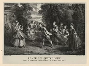 The game of Four Corners, 18th century