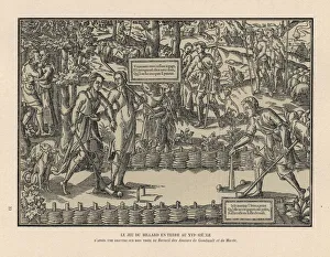 Croquet Gallery: The game of ground billiards, 16th century