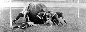 Images Dated 22nd December 2004: A Game of Pushball, Crystal Palace, 1902