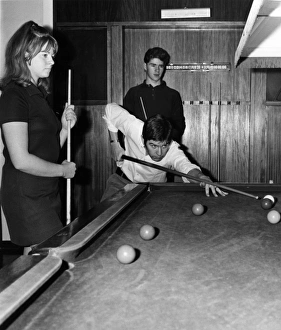 Images Dated 23rd February 2011: Game of snooker, Convalescent Police Seaside Home