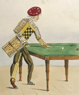 Gamester Plays Billiards