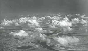 Ganges at Benares, aerial photo
