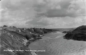Newquay Prints: The Gannel from Pentire