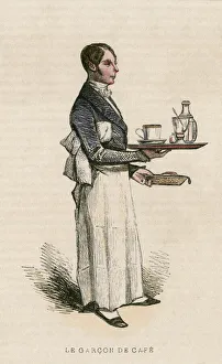 Images Dated 30th July 2015: Garcon De Cafe 1850