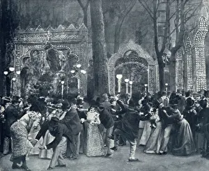 In the garden of the Bal Bullier, Paris