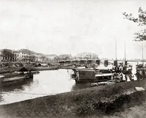 The Garden Bridge, Shanghai, China, circa 1890