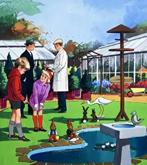 Gnomes Prints: At the garden centre