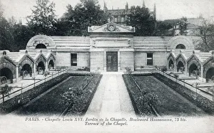 Arrondissement Prints: Garden of the Chapelle expiatoire, Paris, France