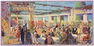 Diners Prints: The Garden Grill at the May Fair Hotel