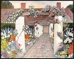 Pergola Prints: Garden / Guildford 1909