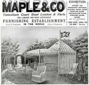 Furnishing Prints: Garden and lawn furnishings. Date: 1901
