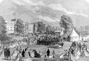 Garden Party at Buckingham Palace, London, 1868