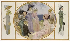 Waisted Prints: Garden Party Frocks 1911