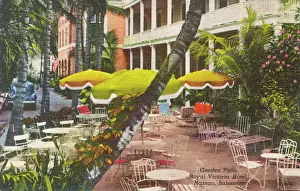 Terrace Prints: Garden Patio - Royal Victoria Hotel, Nassau, Bahamas