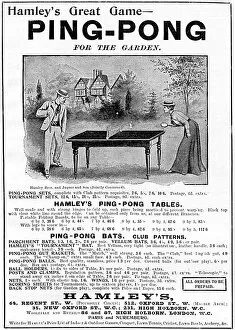 Images Dated 9th December 2016: Garden Ping Pong, 1901