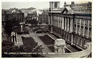 The Garden of Remembrance and City Hall, Belfast
