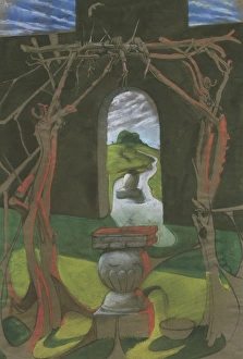 Images Dated 21st December 2011: Garden scene with abstract elements