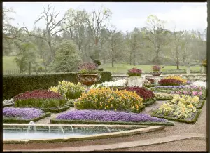Wold Prints: Garden in the spring at Abbotswood, Gloucestershire