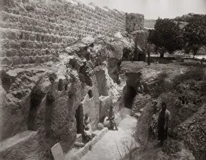 The Garden Tomb, Jerusalem, Palestine, Israel, c. 1890 s