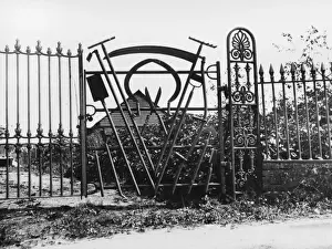Sidmouth Prints: Garden Tools Gateway