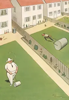 Leisurely Prints: Over the Garden Wall by H. M. Bateman