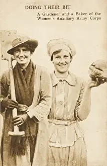 Corp Prints: Gardener and Baker of the Womens Auxilary Army Corp