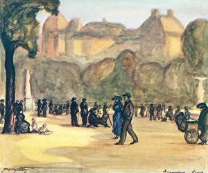 Began Prints: The Gardens Of The Luxembourg