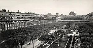 Royale Prints: Gardens of the Palais Royale, Paris, France